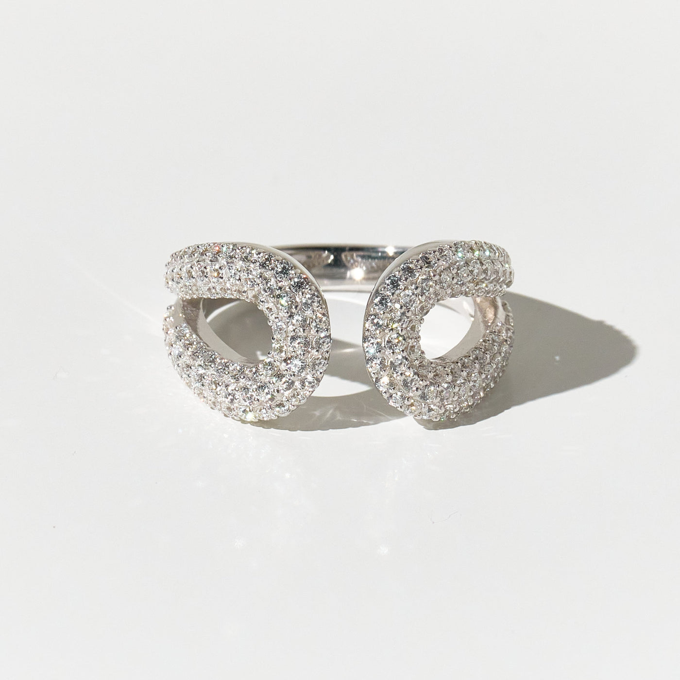 Diamond Twins Ring