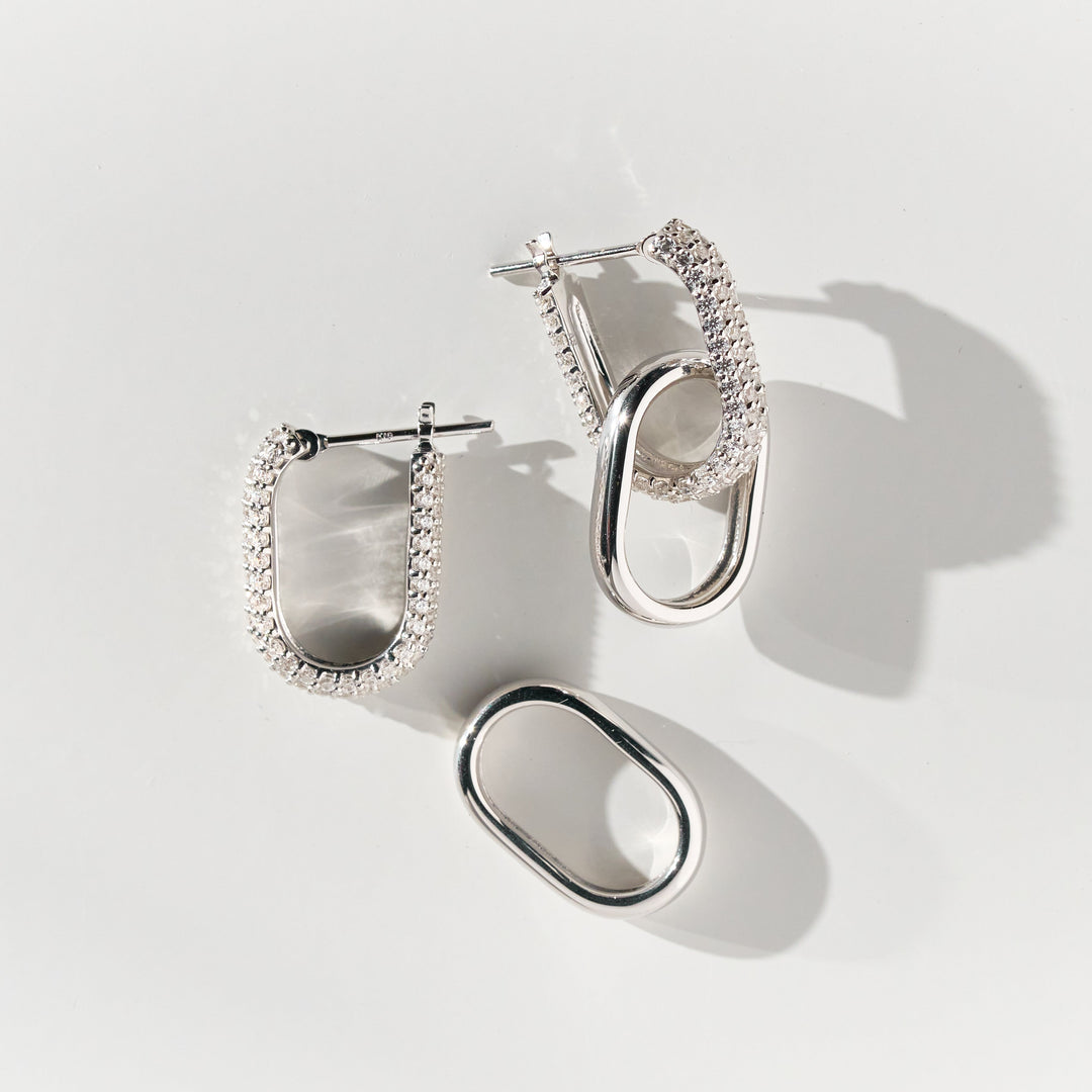 2way Diamond Double Pierce – Lysh jewelry