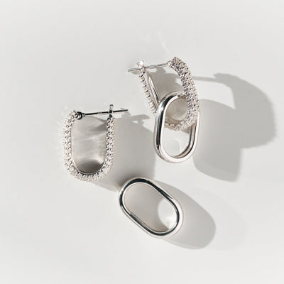 2way Diamond  Double Pierce
