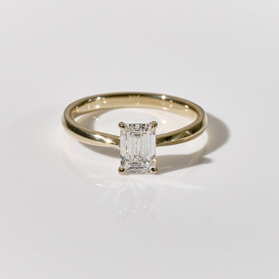 1ct Emerald Cut Ring