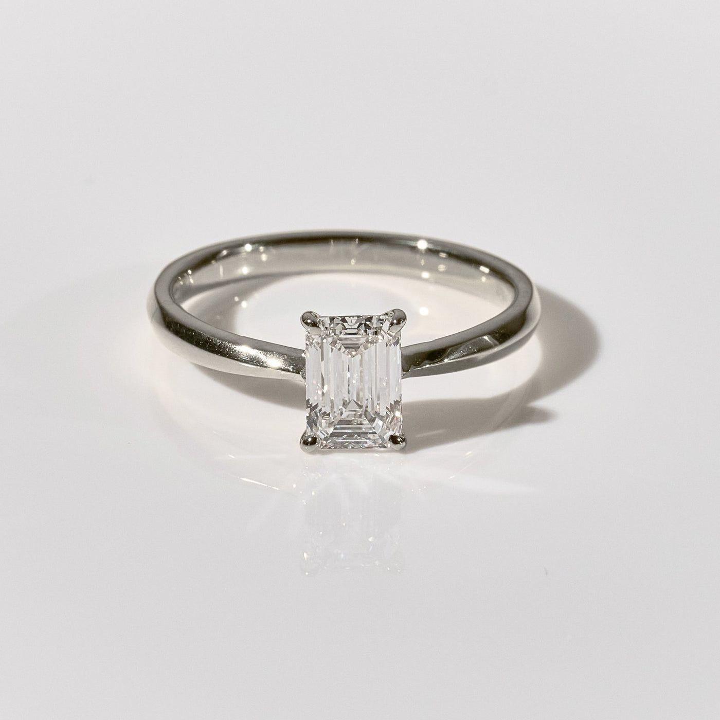 1ct Emerald Cut Ring