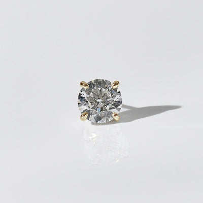1ct Round Stud Pierce