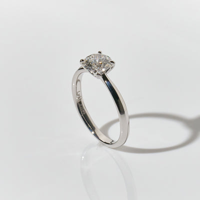 1ct Round Brilliant Ring