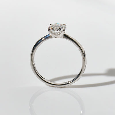 1ct Round Brilliant Ring