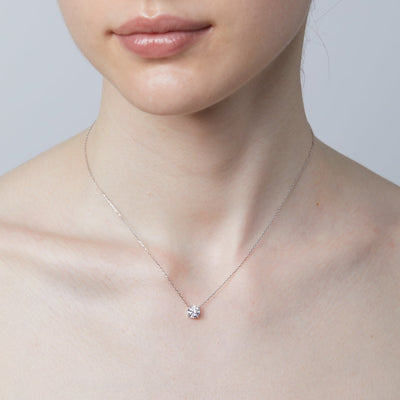 1ct Round Pure Necklace