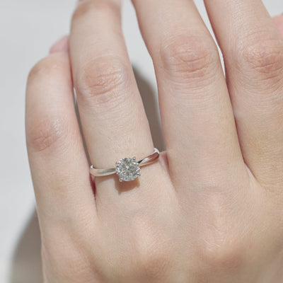 1ct Round Brilliant Ring
