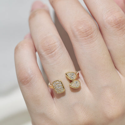 Playful Diamond Ring