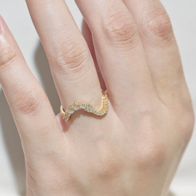 Diamond Wave Ring