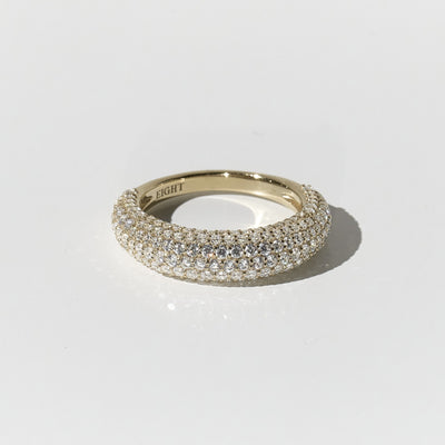 Diamond Eternal Dome Ring
