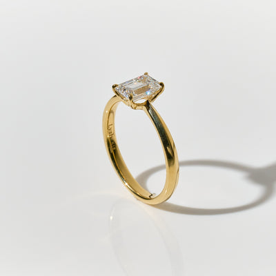1ct Emerald Cut Ring