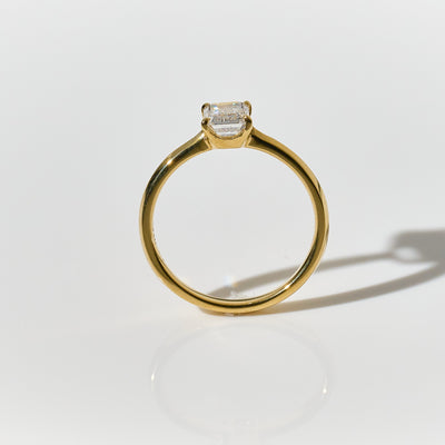1ct Emerald Cut Ring