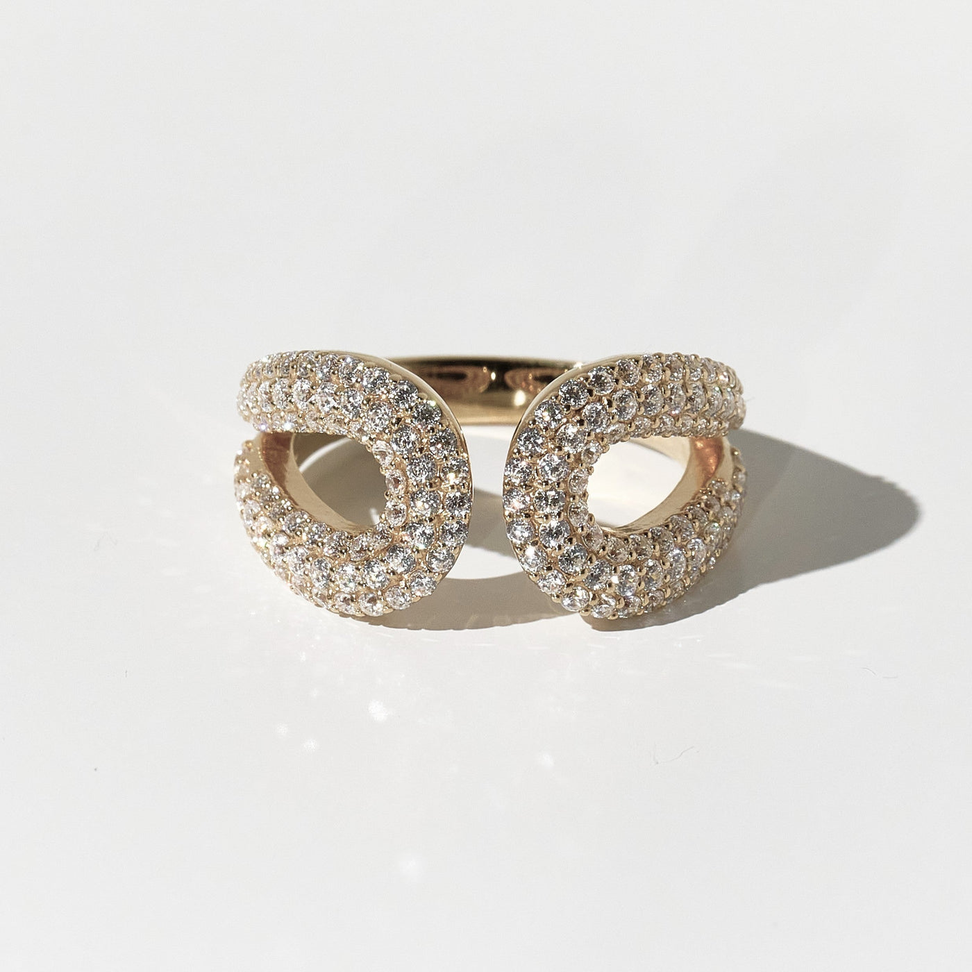 Diamond Twins Ring