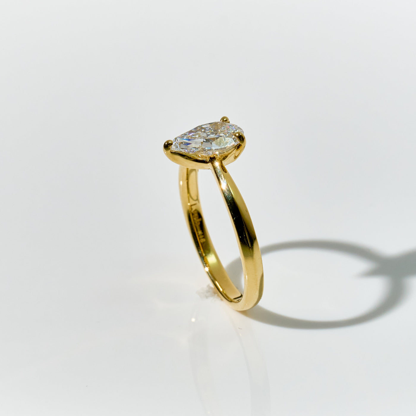 1ct Pear Shape Cut Ring