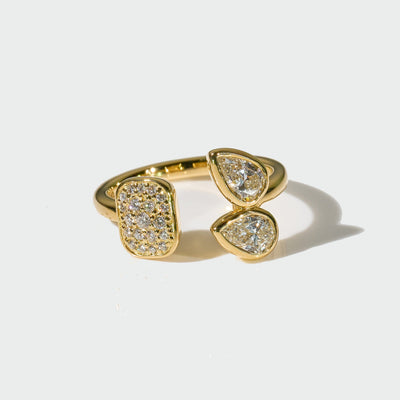 Playful Diamond Ring