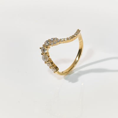 Diamond Wave Ring