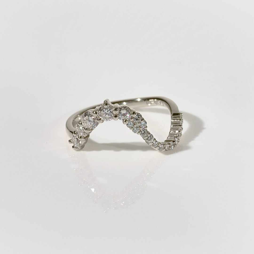 K10 リングDIAMOND WAVE RING 11号 DIAMOND WAVE RING(2JR0616)K10 リング｜スタージュエリー公式