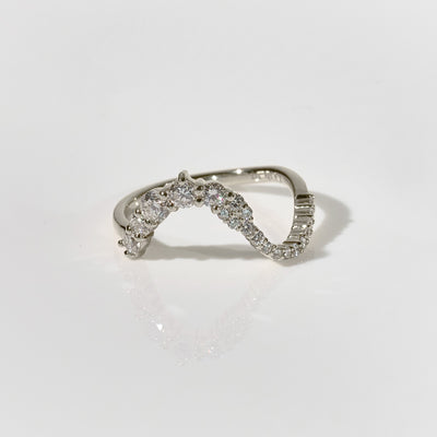Diamond Wave Ring