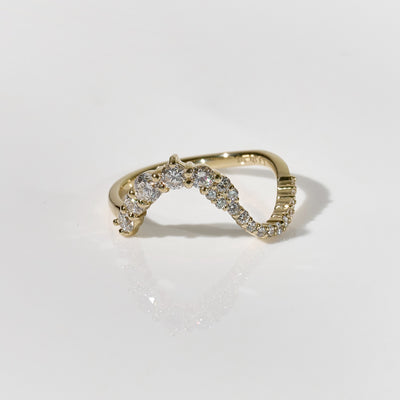 Diamond Wave Ring