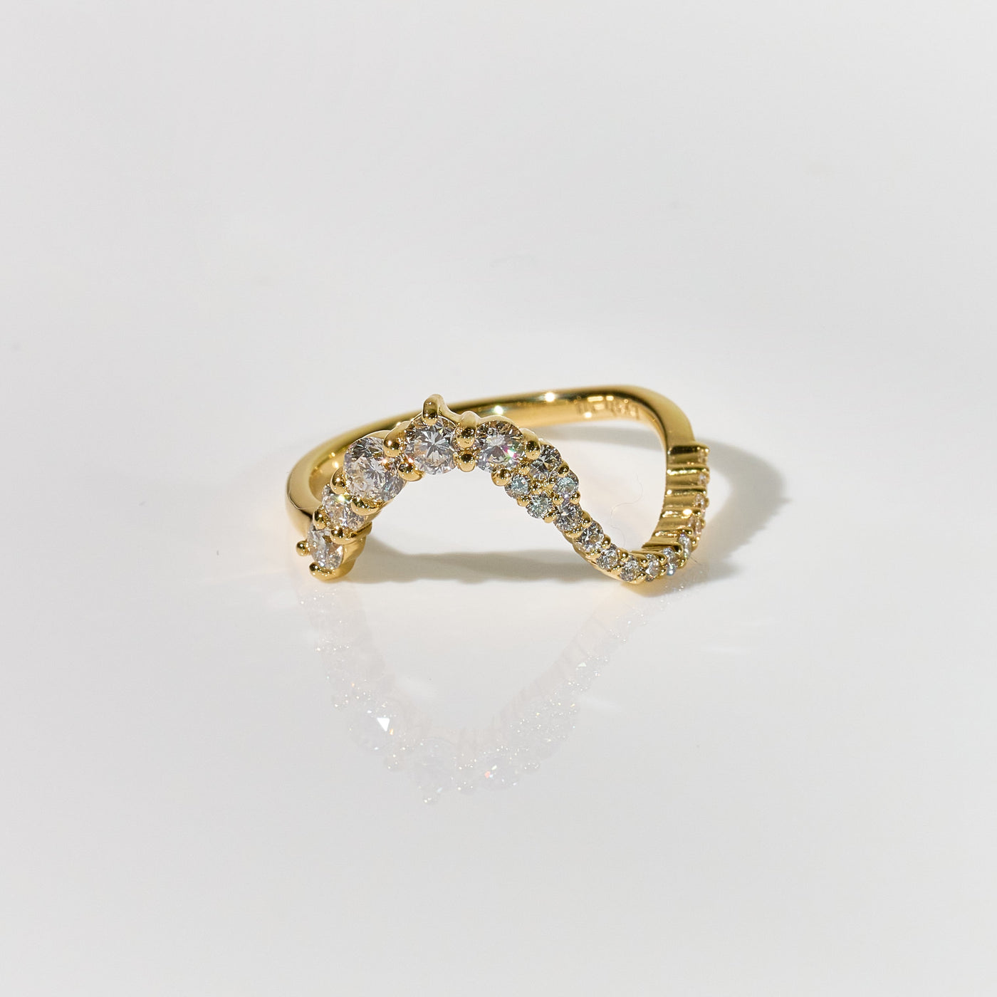 Diamond Wave Ring