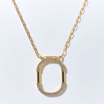 2way Dramatic Circle Necklace