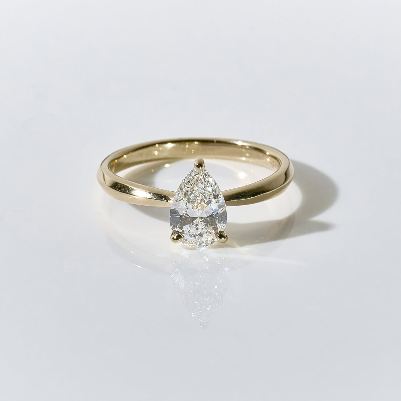 1ct Pear Shape Cut Ring