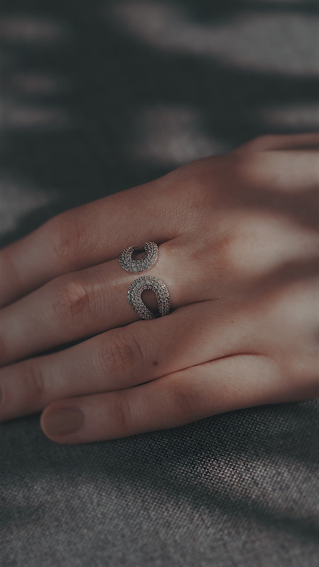 Diamond Twins Ring