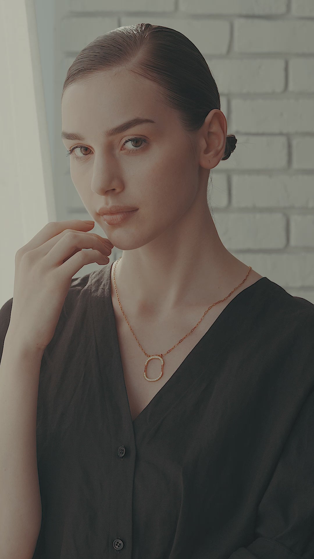 2way Dramatic Circle Necklace