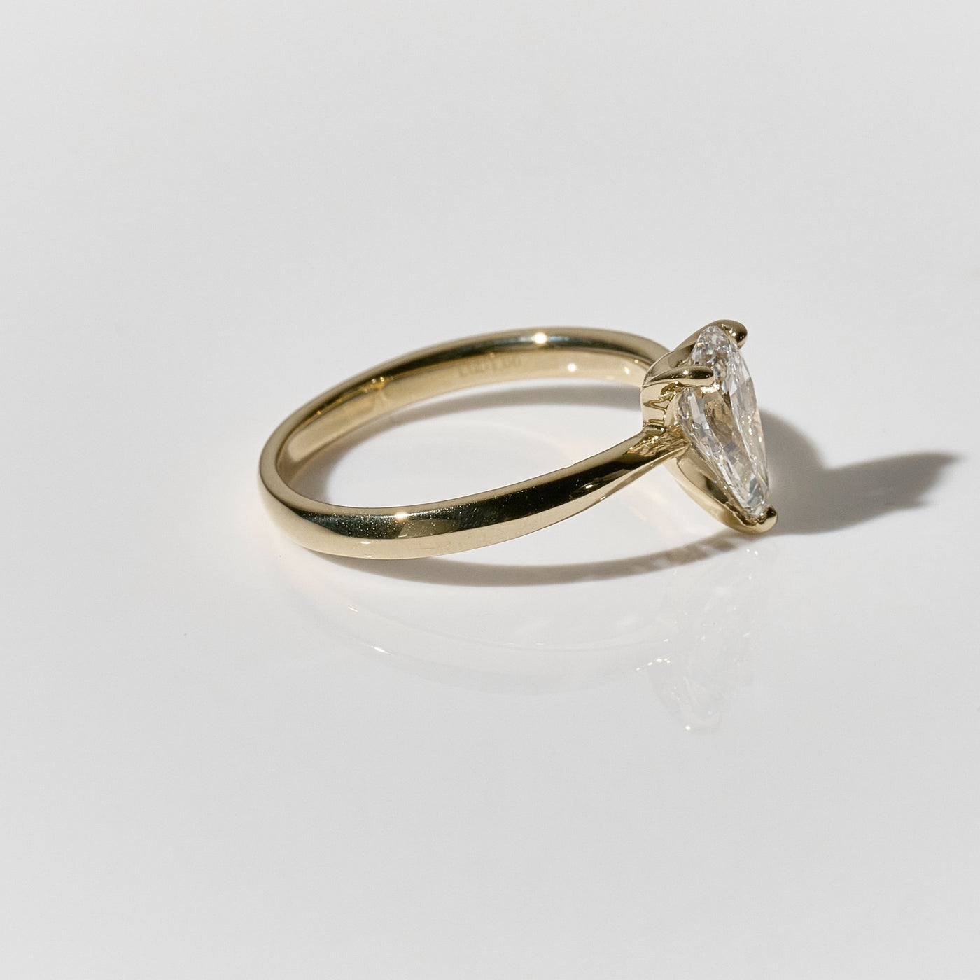 1ct Pear Shape Cut Ring