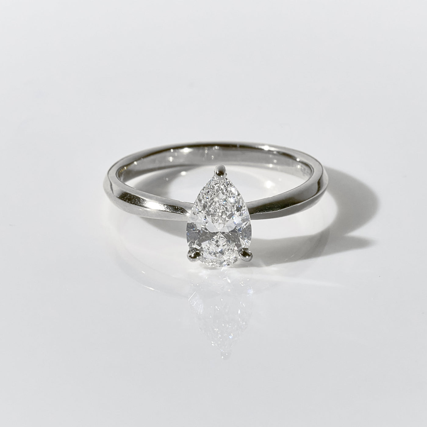 1ct Pear Shape Cut Ring